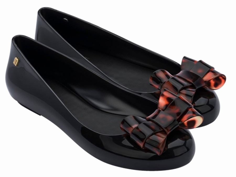 Bailarinas Melissa Sweet Love TS Bow Mujer - Negras - Argentina KHS-830547